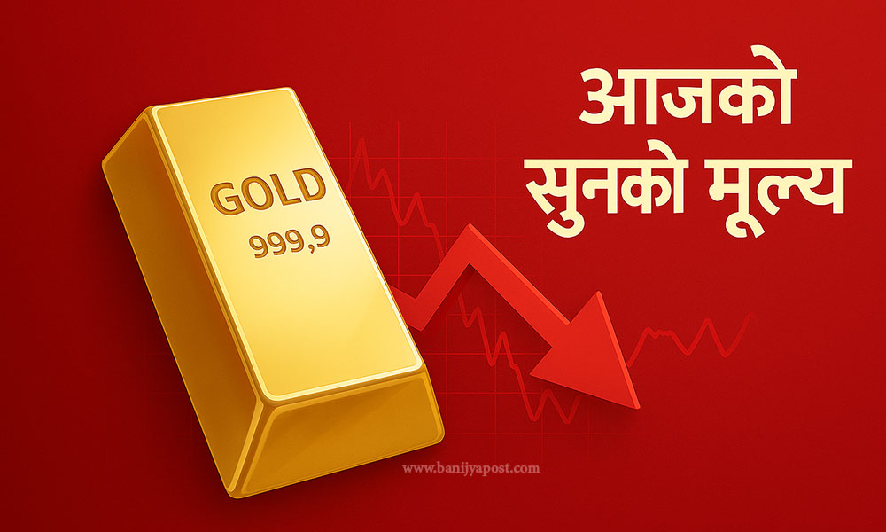 सुनको मूल्य ह्वात्तै घट्यो, कतिमा हुँदैछ कारोबार?